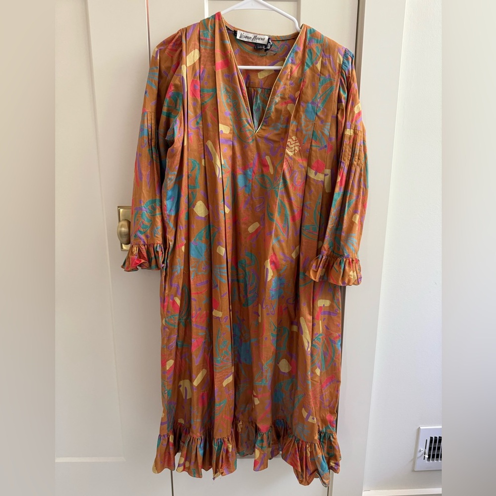 VTG Emanuel Ungaro for Neiman Marcus midi dress